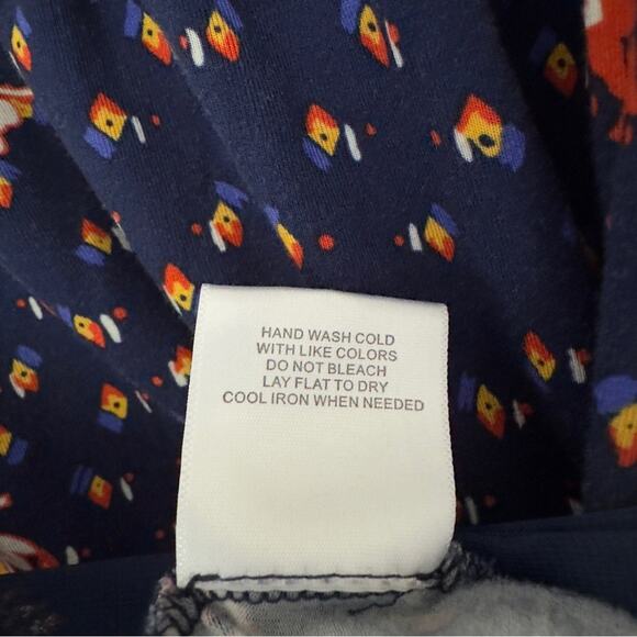 ModCloth Spring It On Me Wrap Top Cap sleeve Floral V-Neck Ruched Tie Bow Navy - Picture 10 of 11